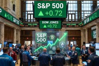 S&P 500 and U.S. Indices Close Higher to Lift Crypto Mood