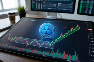 XRP climbs toward 1.33 as range bound trade dominates