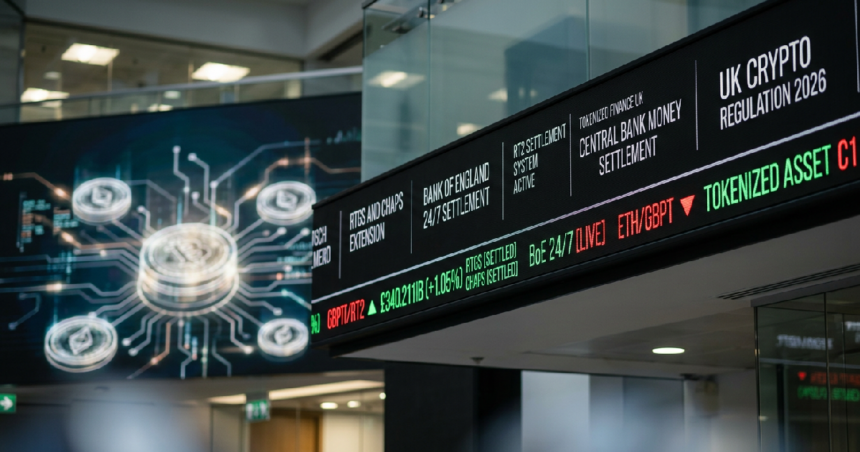 Bank of England confirms 24/7 settlement plan for tokenized finance signals