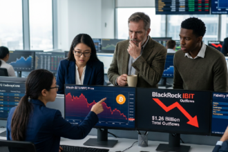 Bitcoin ETF outflows hit $1.26 billion as Santiment flags contrarian buy signal