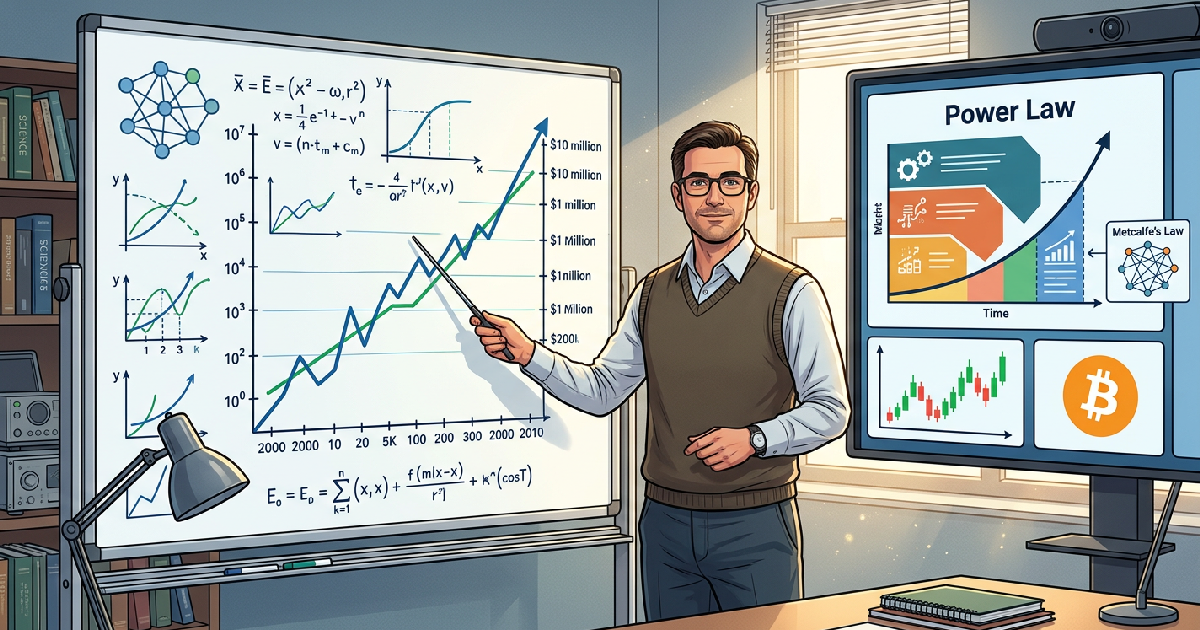 Physicist Outlines Mathematical Path to Multi-Million Dollar Bitcoin Valuation