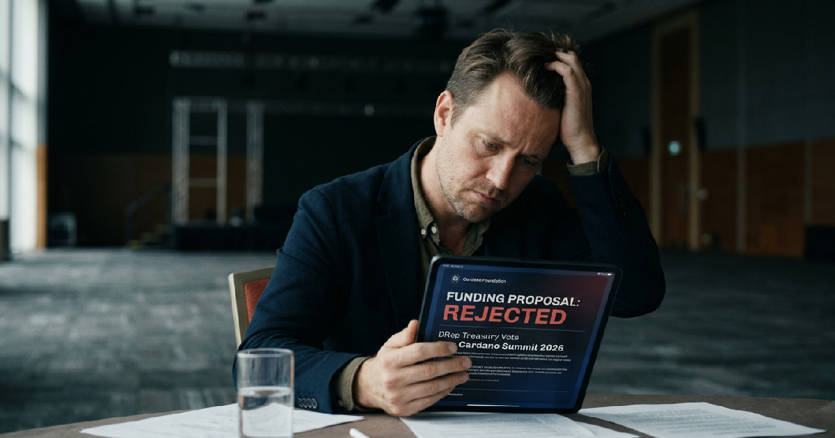 Cardano Foundation cancels 2026 Summit after treasury rejects $2 million funding