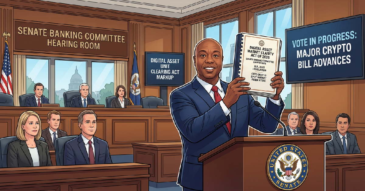 CLARITY Act markup advances as Senate Banking Committee clears major crypto bill