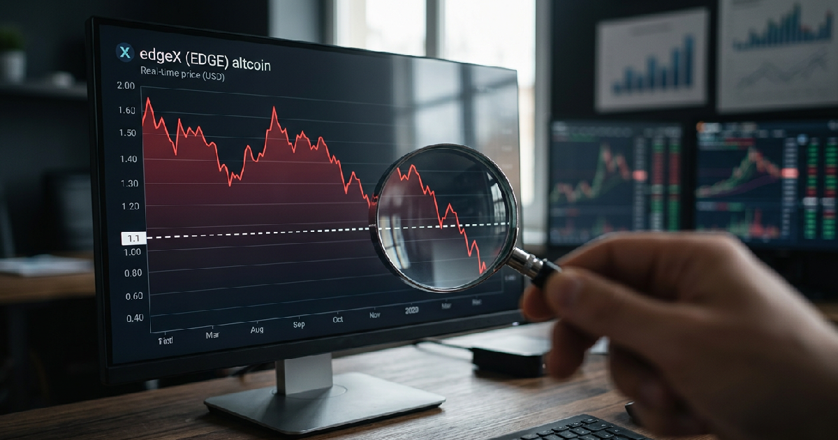 EDGE price prediction: Altcoin faces breakdown risk as $1.1 support is tested