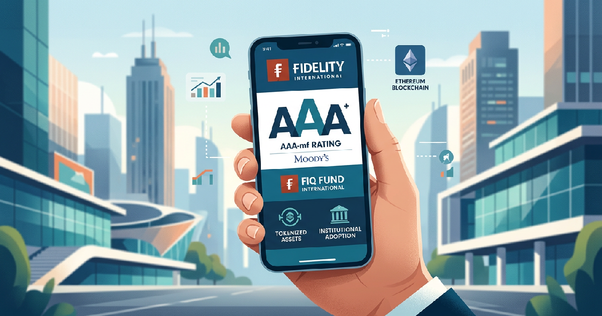 Fidelity International Tokenized Fund Secures Top-Tier Moody’s Rating