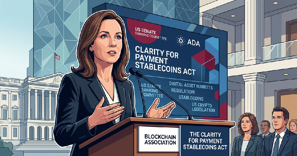 Kristin Smith Urges Senate to Move Forward with Clarity Act for Digital Markets
