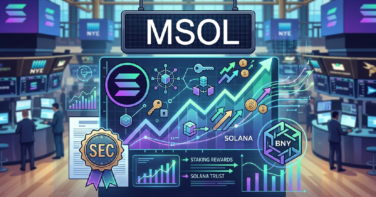 Morgan Stanley refiles Solana ETF adding staking under ticker MSOL