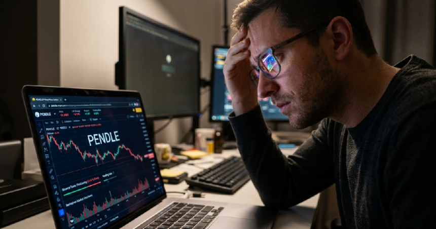 PENDLE price plunges 14.19% as Binance traders hold 61.62% short positions