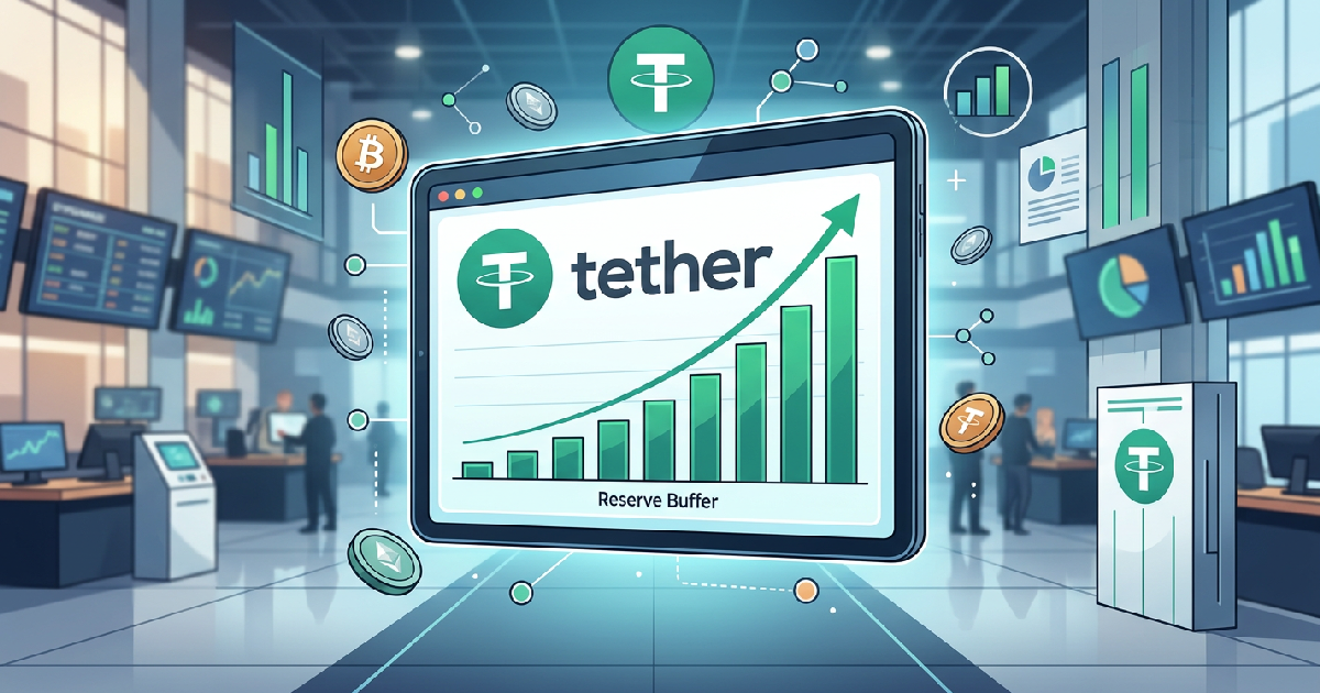 Tether Reports High Q1 Profits as Reserve Buffer Hits New Record