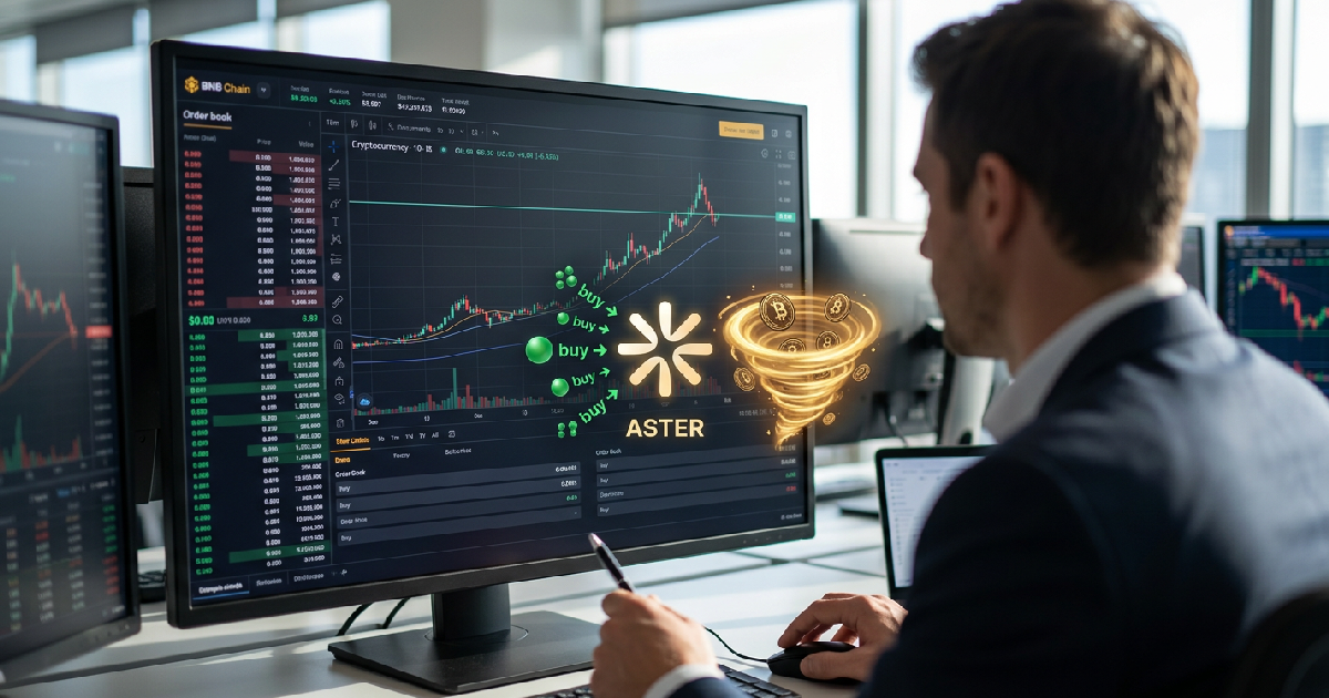 Aster implements 198% buyback and burn, sending token up 20% to $0.80