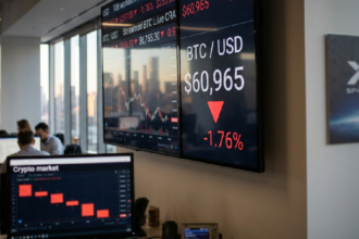Digital asset drops 1.76% to $60,965 amid SpaceX offering speculation