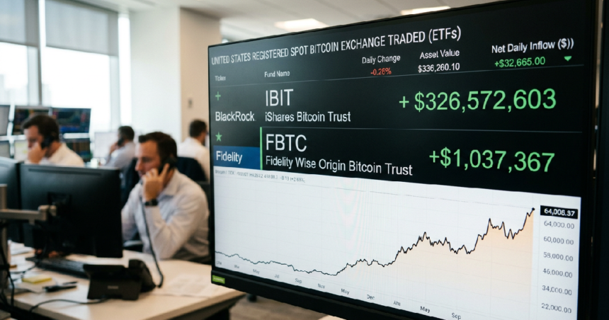US spot Bitcoin funds record $85.8 million inflow, ending five-day streak