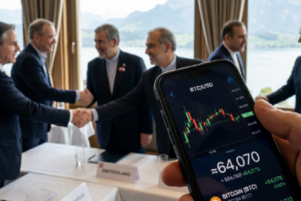Bitcoin holds near $64,000: Bitcoin stabilizes near $64,070 as US-Iran negotiations begin in Switzerland