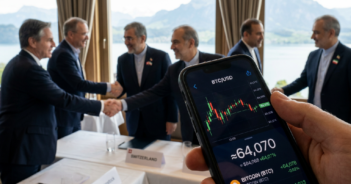 Bitcoin holds near $64,000: Bitcoin stabilizes near $64,070 as US-Iran negotiations begin in Switzerland