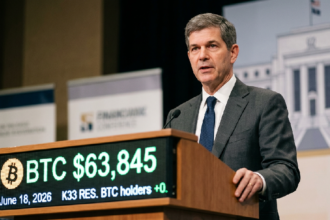 Bitcoin falls under $64,000 as Kevin Warsh signals aggressive rate trajectory
