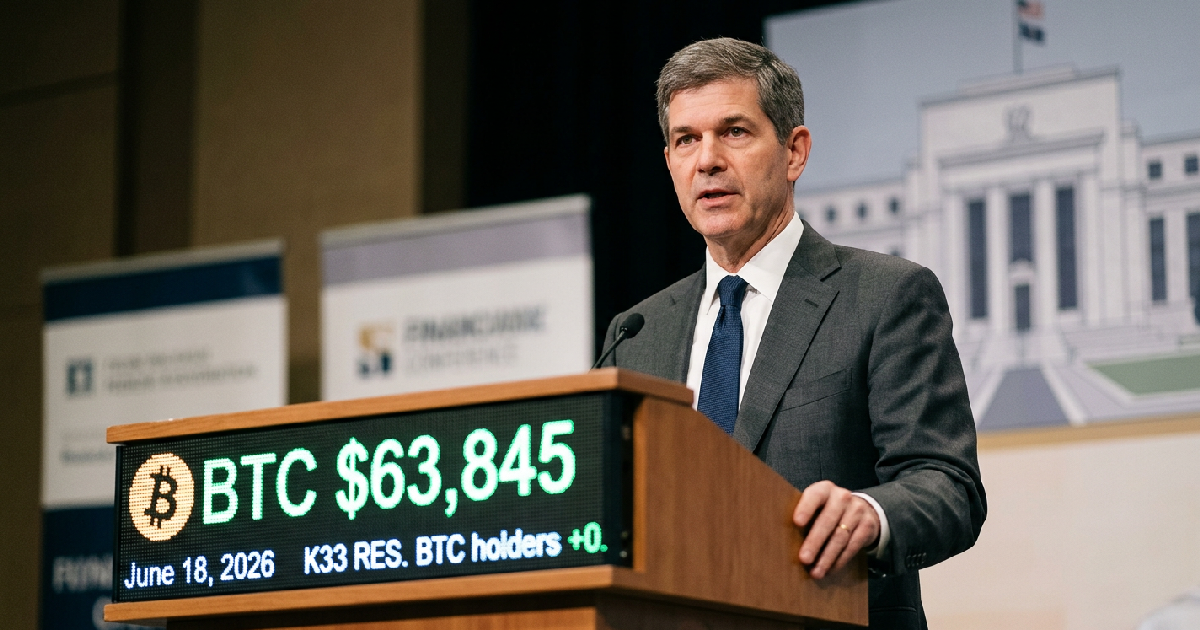 Bitcoin falls under $64,000 as Kevin Warsh signals aggressive rate trajectory