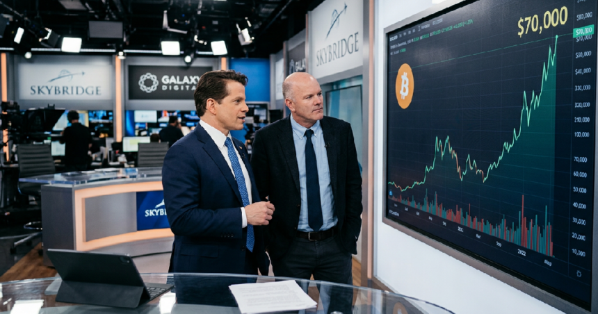Anthony Scaramucci and Mike Novogratz predict Bitcoin could hit $70,000 by month-end