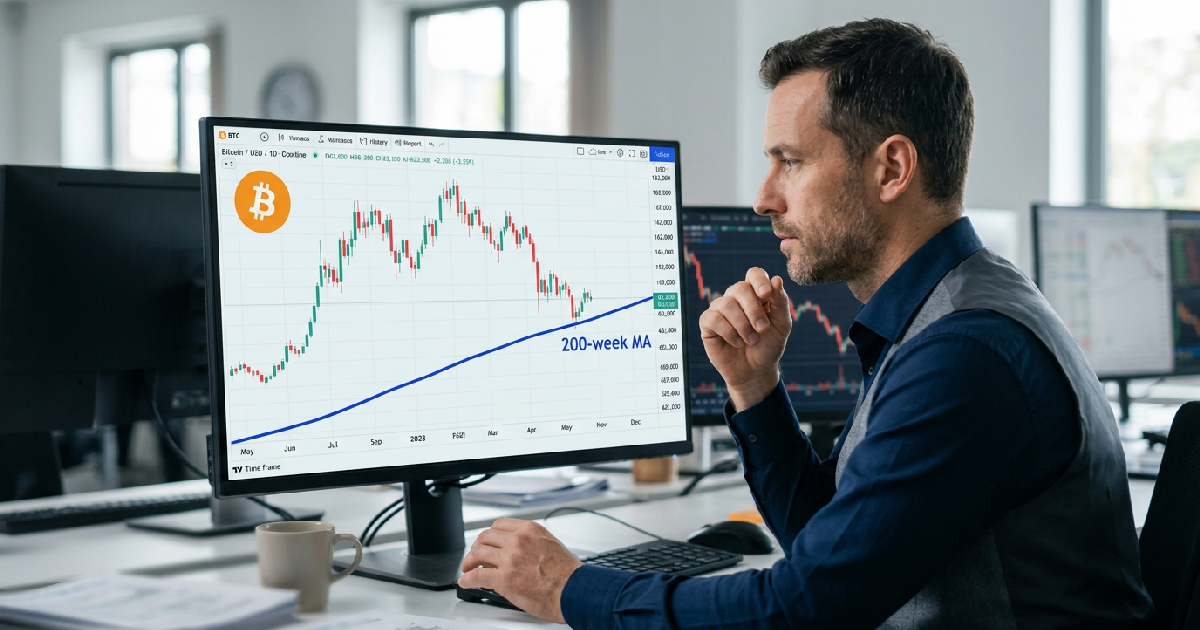 Bitcoin touches historic $62,600 trendline, faces geopolitical pressure