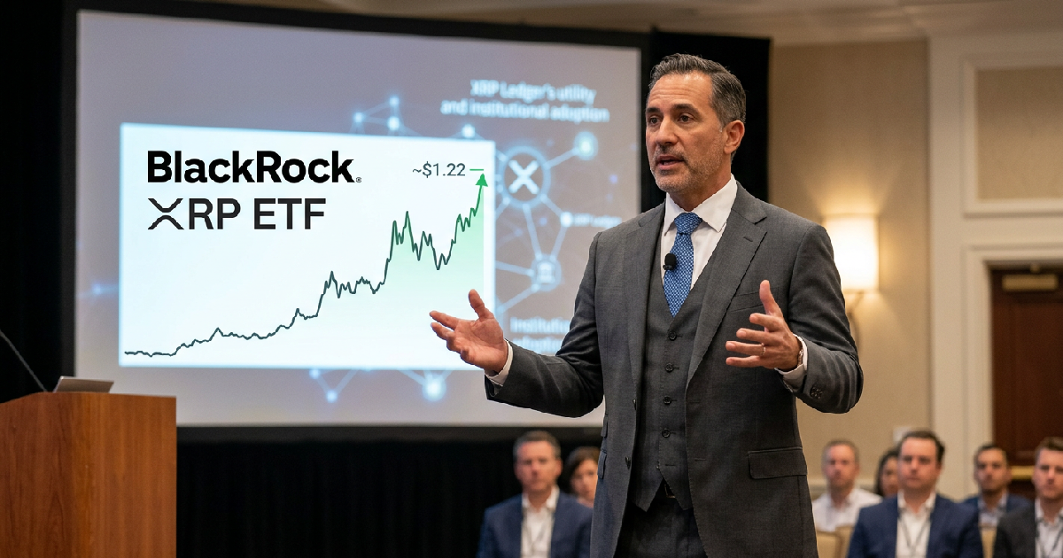 Jake Claver forecasts BlackRock fund for digital asset as token nears $1.22