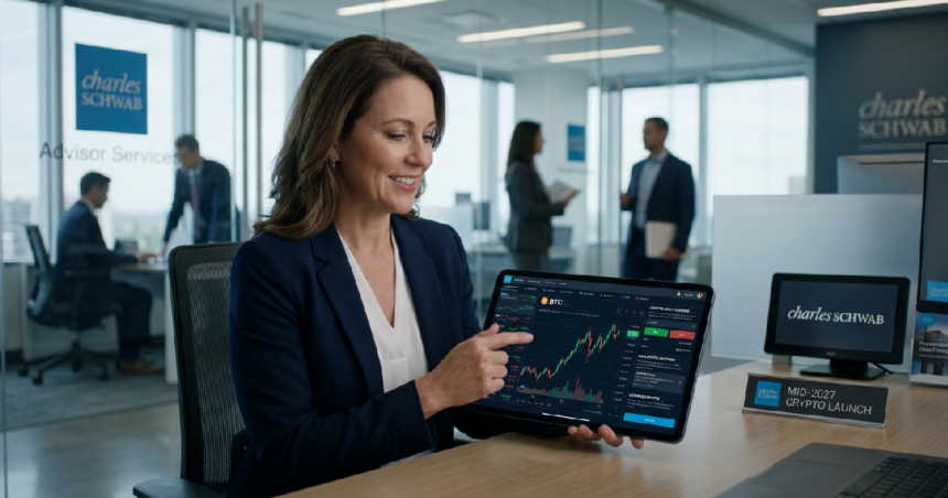 Charles Schwab targets mid-2027 for RIA crypto spot trading launch
