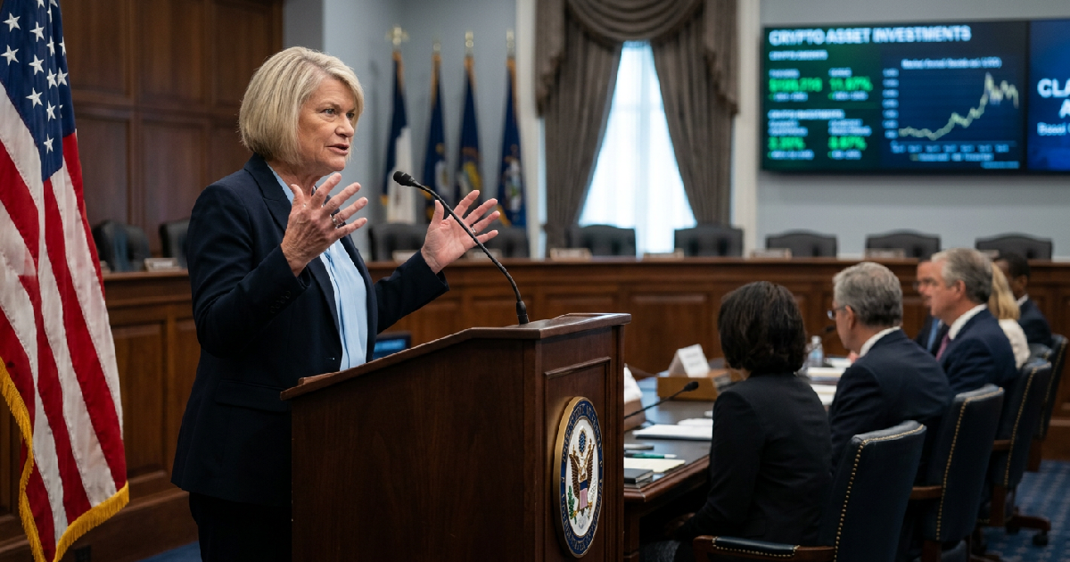 Senator Cynthia Lummis targets 1,250% risk weight on digital assets