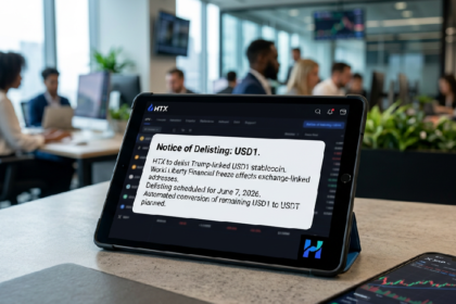 HTX announces June 7, 2026 delisting of Trump-linked USD1 stablecoin