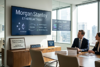 Morgan Stanley Ethereum staking ETF: Morgan Stanley amends Solana, Ether trust filings for yield capture
