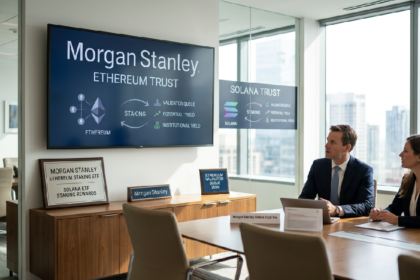 Morgan Stanley Ethereum staking ETF: Morgan Stanley amends Solana, Ether trust filings for yield capture