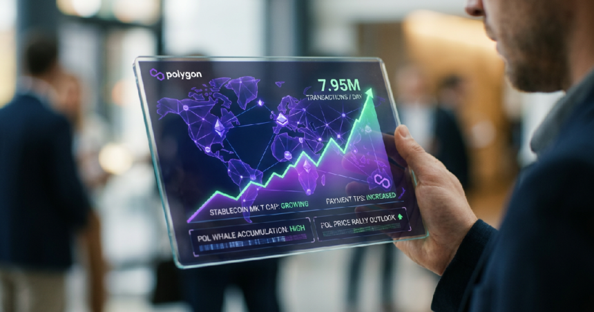 Polygon transaction surge: Polygon's POL token climbs 5% as daily transactions hit 7.95 million