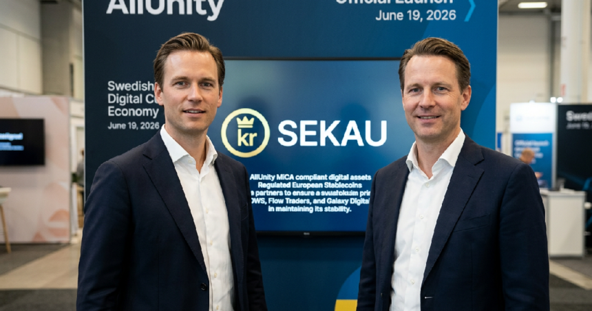 Swedish krona stablecoin SEKAU: AllUnity unveils Swedish digital currency SEKAU on June 19, 2026