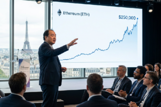 Tom Lee forecasts Ethereum to reach $250K by June 2026 in Paris address