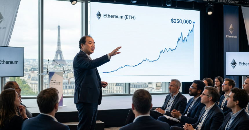 Tom Lee forecasts Ethereum to reach $250K by June 2026 in Paris address