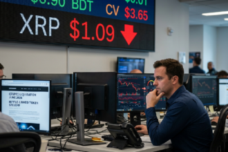 XRP plummets to $1.09 on June 5, 2026, as 268.2 million tokens liquidate