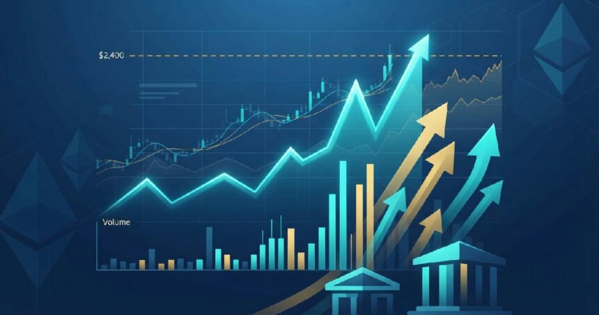 Ethereum price surges past $2,400 amid strong inflows