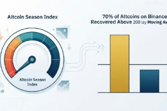 Altcoin recovery hits milestone but altcoin season index warns