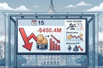 Bitcoin ETF outflows hit $450M