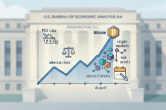 Bitcoin gains August: bitcoin gains as august pce data reduces october rate hike expectations