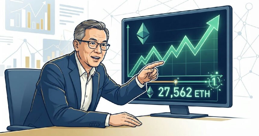 Tom Lee declares bull market as Bitmine adds 27,562 ETH