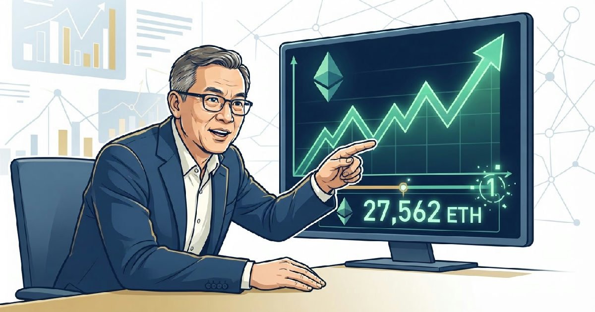 Tom Lee declares bull market as Bitmine adds 27,562 ETH