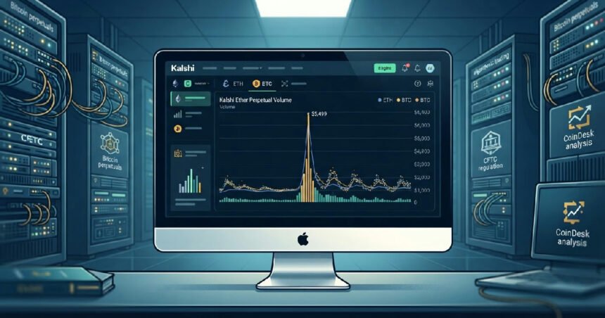 kalshi ether perpetual volume shows dominance of repetitive trading