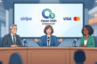 open usd stablecoin launches with stripe visa and mastercard integration
