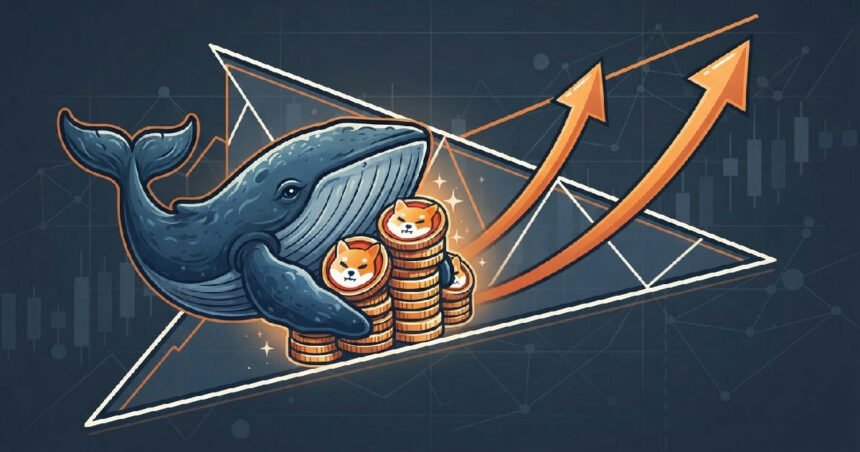 Shiba Inu whale concentration at 94.68% as triangle breakout looms