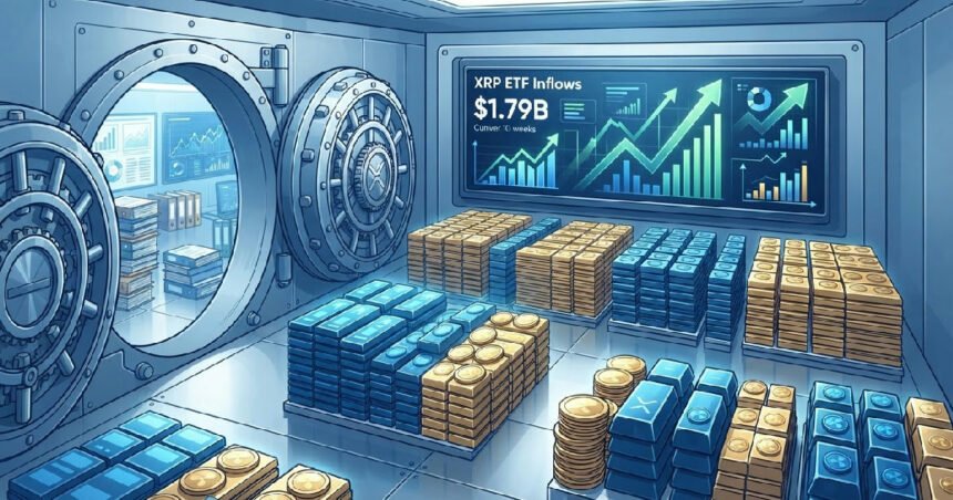 XRP ETF Inflows Reach $1.79B, Holding 1.2B XRP
