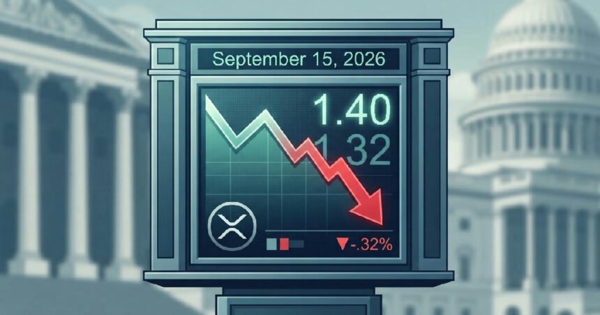 XRP price pullback, CLARITY Act failure triggers 10% drop