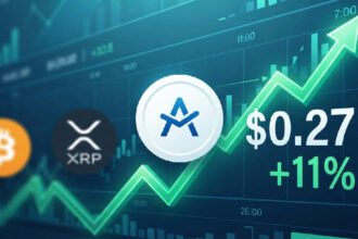 Cardano ADA Surges 11% to $0.27, Outpacing Bitcoin and XRP