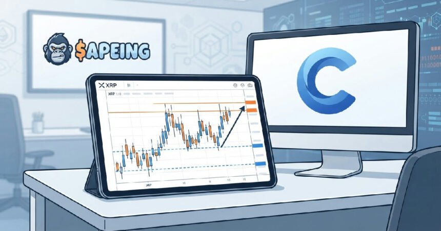 claude ai predicts xrp movements amid apeing presale