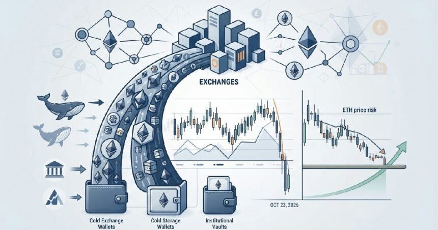 ethereum outflows hit four month high amid institutional selling