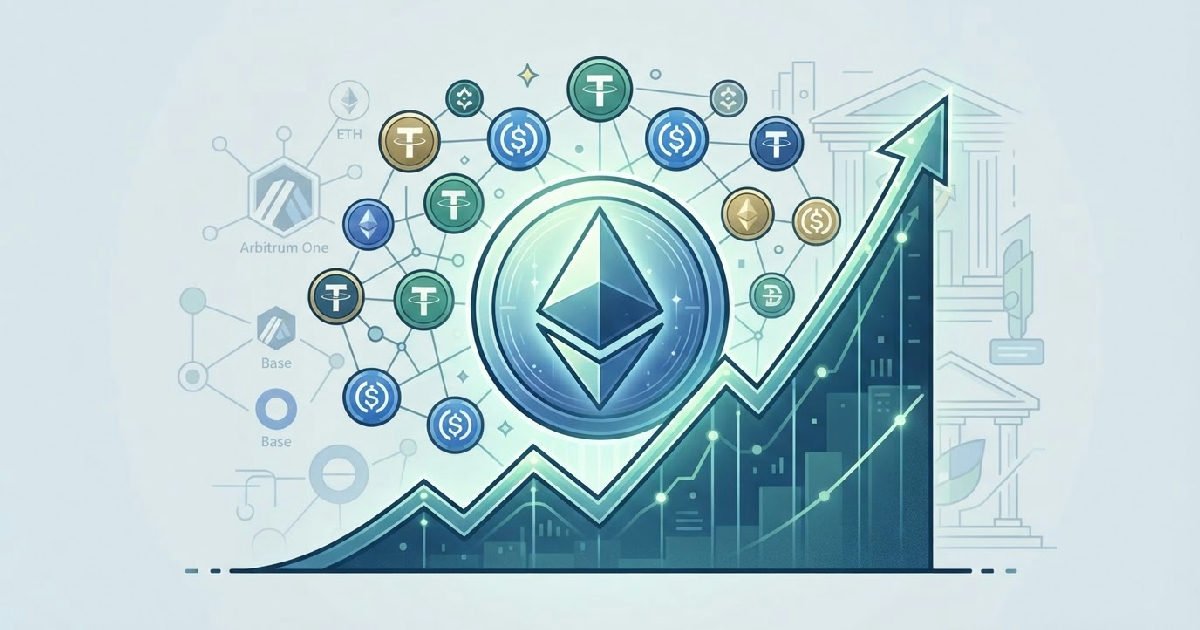 Ethereum stablecoin market cap surges $243.4 million