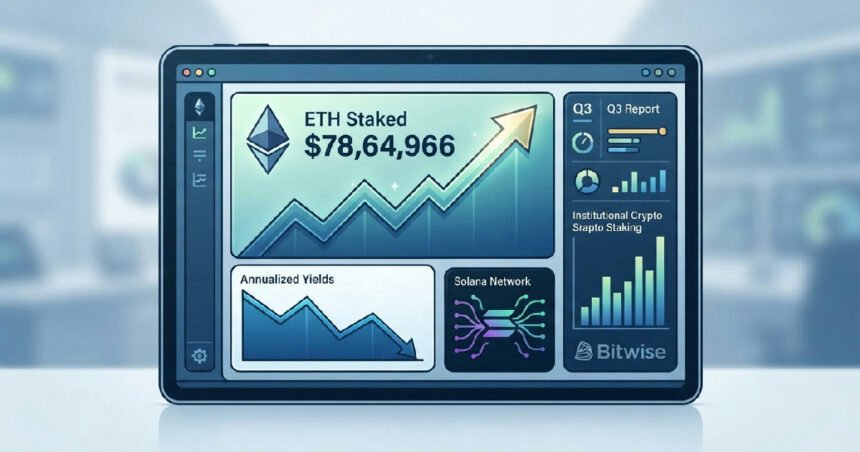 ethereum staking surges to record highs even as yields dip