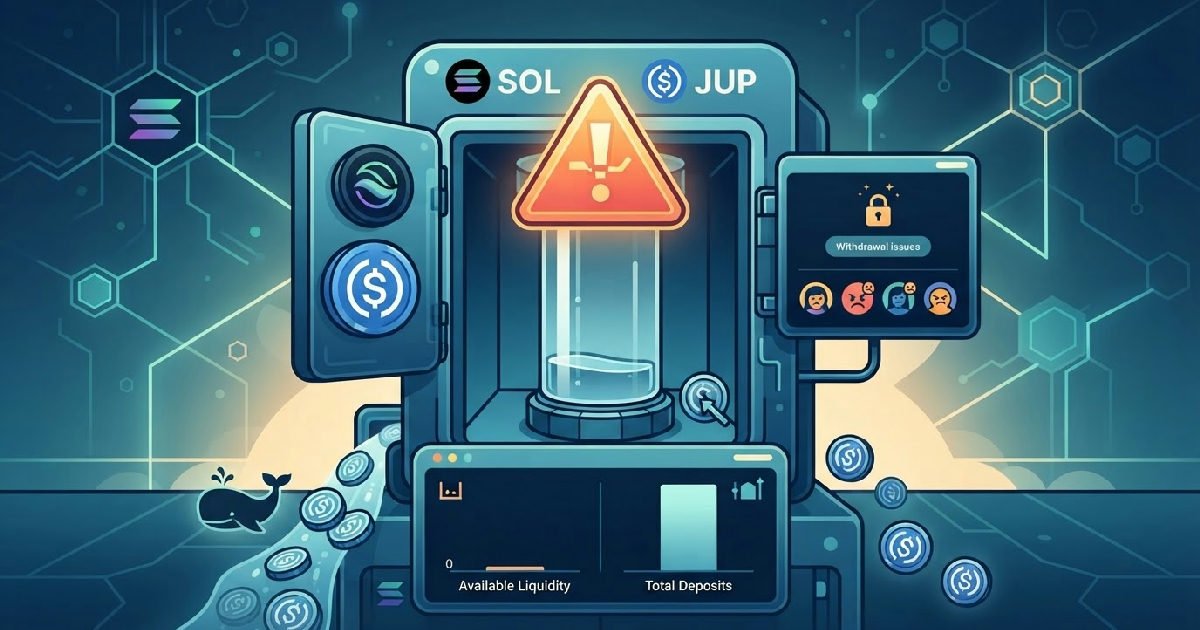 Jupiter Lend USDC vault: jupiter lend restricts withdrawals